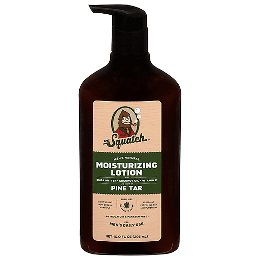 Dr. Squatch Men's Natural Pine Tar Moisturizing Lotion 10 fl oz