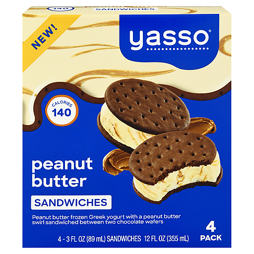 Yasso Peanut Butter Sandwich | Ice Cream, Treats & Toppings | Ingles ...