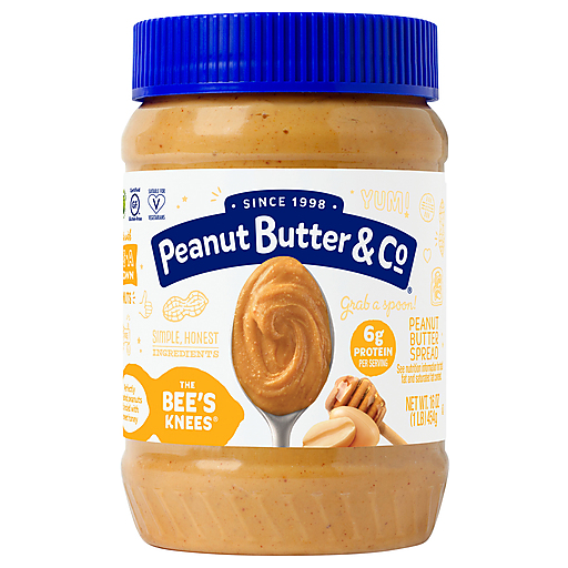 Peanut Butter & Co. Peanut Butter Spread, the Bee's Knees 16 Oz, Peanut  Butter