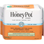 The Honey Pot Company 100% Organic Cotton Cover Incontinence Herbal Infused Liner Absorbency Liners With Wings 20 Ea