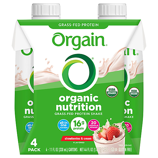 Orgain Org Strawberry & Cream Shake