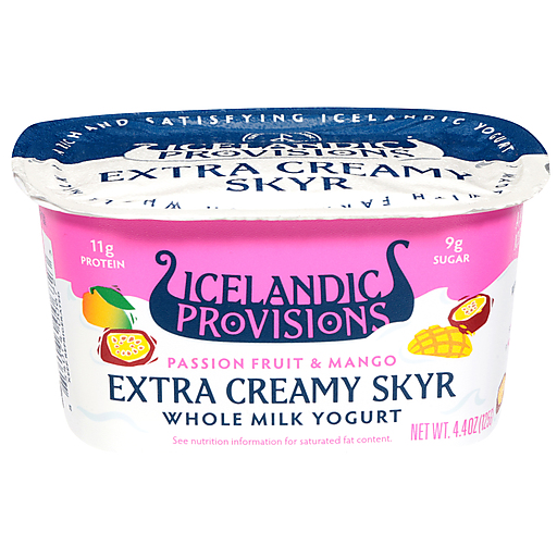 Icelandic Provisions Extra Creamy Passion Fruit & Mango Skyr 4.4 oz