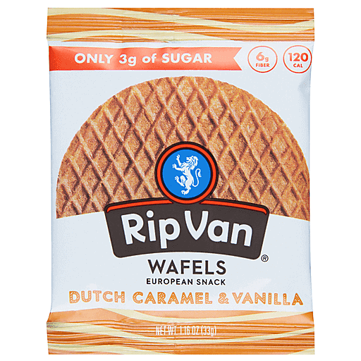 Rip Van Wafels, Dutch Caramel & Vanilla 1.16 oz, Shop