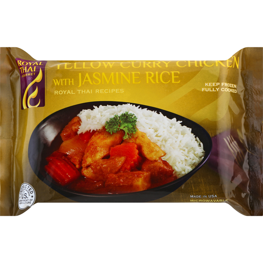 350g Kitchen Joy Thai-Cube Massaman Curry Chicken with Jasmine Rice, frozen  meal