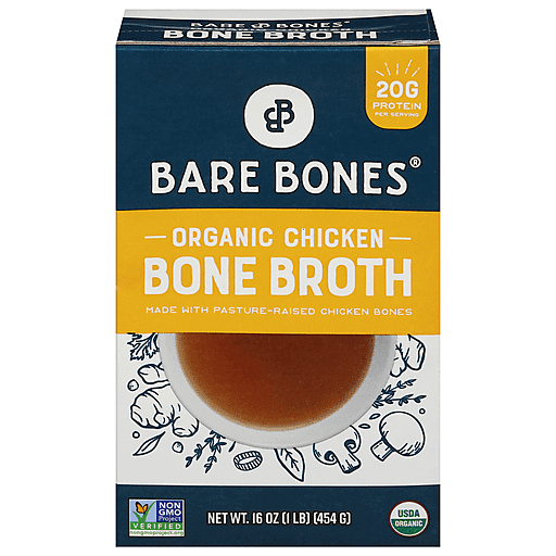 Bare Bones Organic Chicken Bone Broth 16 oz