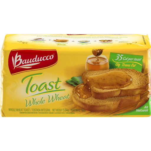  Bauducco Whole Wheat Toast - 5.64 oz