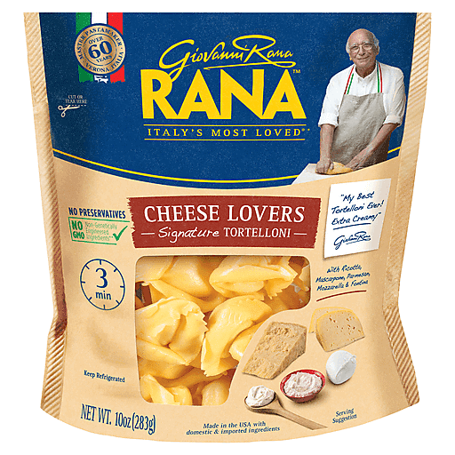 Rana Signature Tortelloni, Cheese Lovers 10 Oz