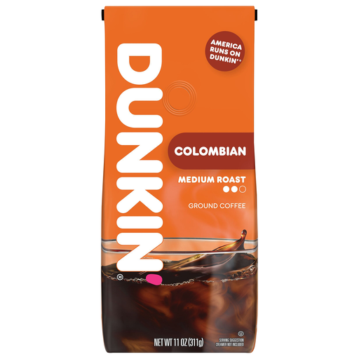 Dunkin' Ground Medium Roast Colombian Coffee 311 g