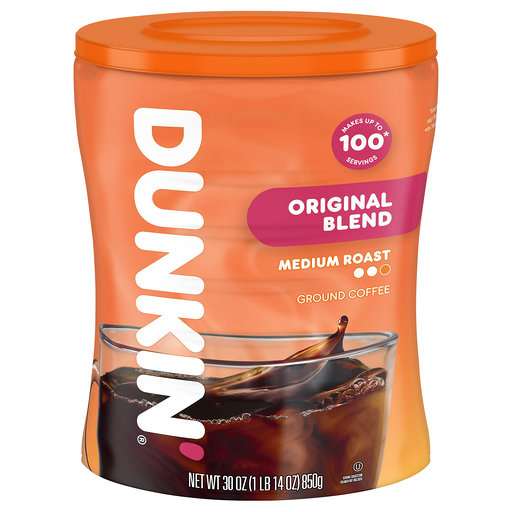 Dunkin' Ground Medium Roast Original Blend Coffee 850 g