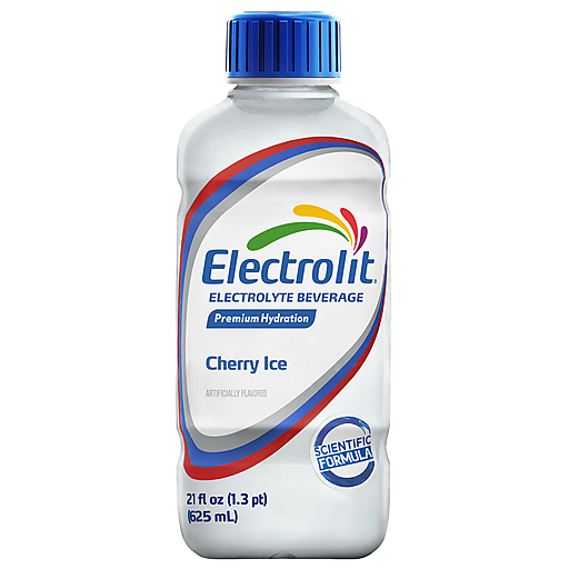 Electrolit Premium Hydration Cherry Ice Electrolyte Beverage 21 fl oz