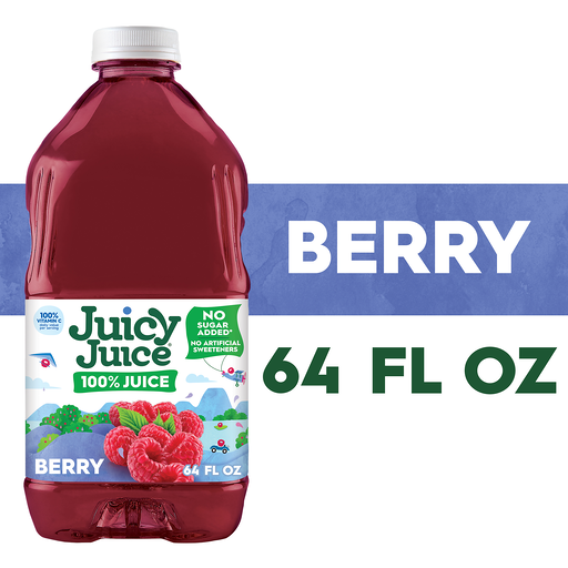 Juicy Juice 100% Juice, Berry, 64 FL OZ Bottle