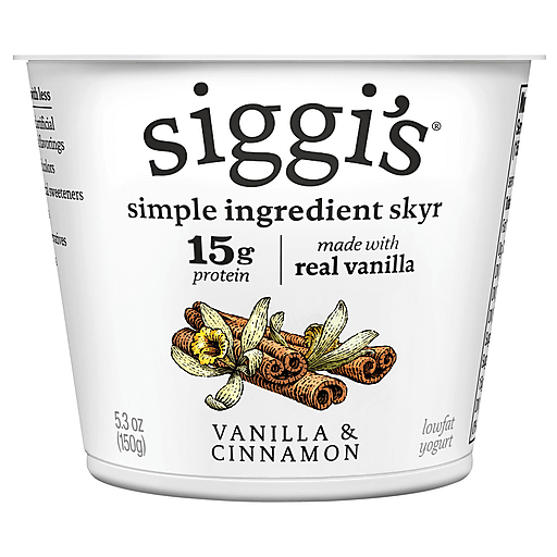 Siggi'S Icelandic-Style Yogurt, Vanilla Cinnamon 2%