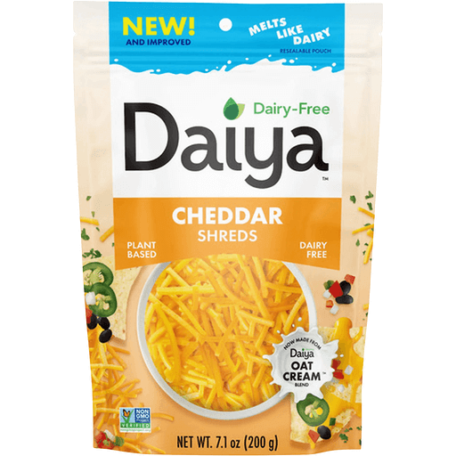 Daiya Cheese Shreds, Dairy Free, Cheddar 7.1 oz