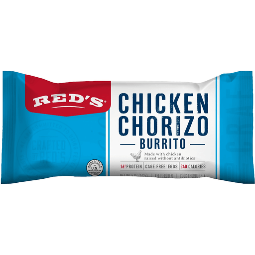 Reds Chicken Chorizo Egg & Cheese Burrito