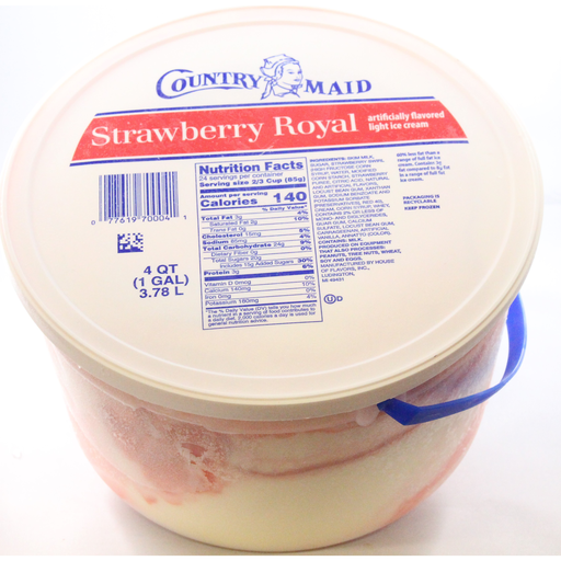 Strawberry (1 TUB) 3 GALLONS