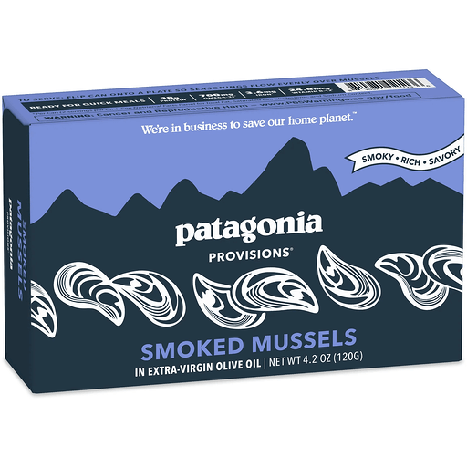 Patagonia Provisions Smoked Mussels In Extra Virgin Olive Oil 4.2 oz
