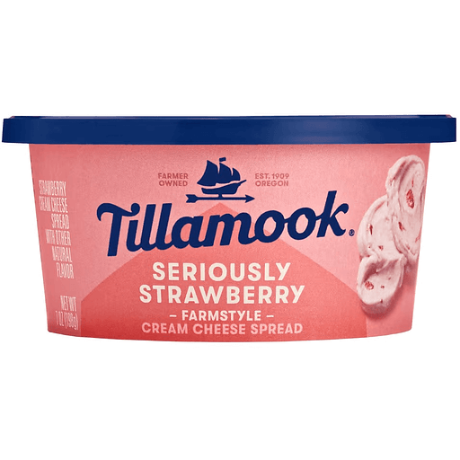 Tillamook Cream Cheese - Strawberry