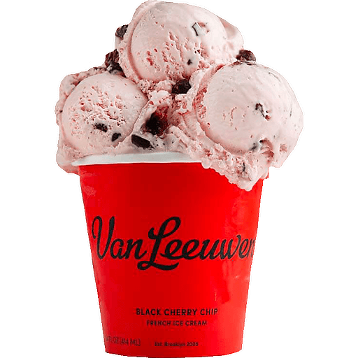 Van Leeuwen Ice Cream, French, Black Cherry Chip 14 fl oz