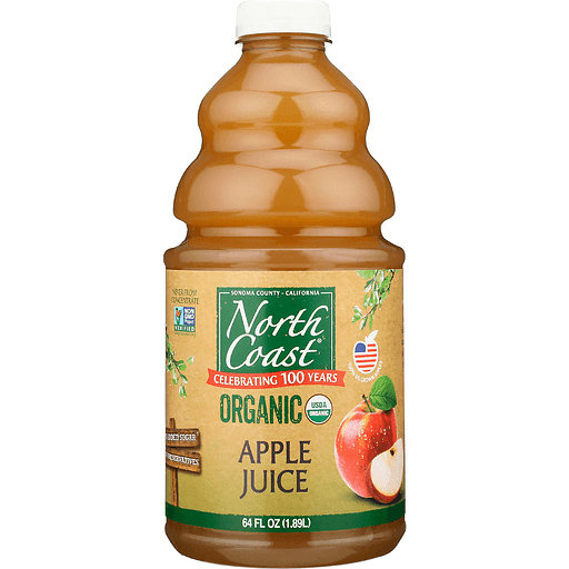 North Coast Juice, Organic, Apple 64 fl oz