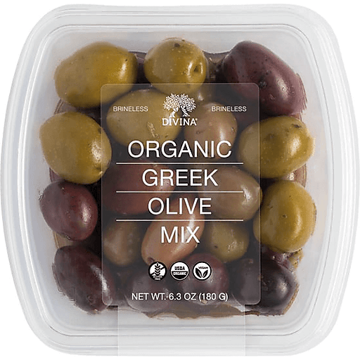 Organic Greek Olive Mix-Deli Cup