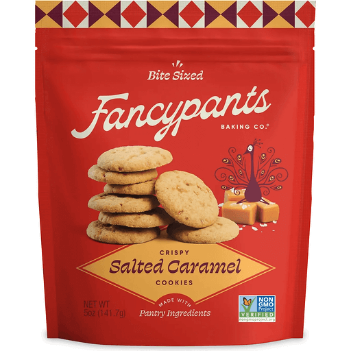 Fancypants Baking Co. Crispy Salted Caramel Bite Sized Cookies 5 oz