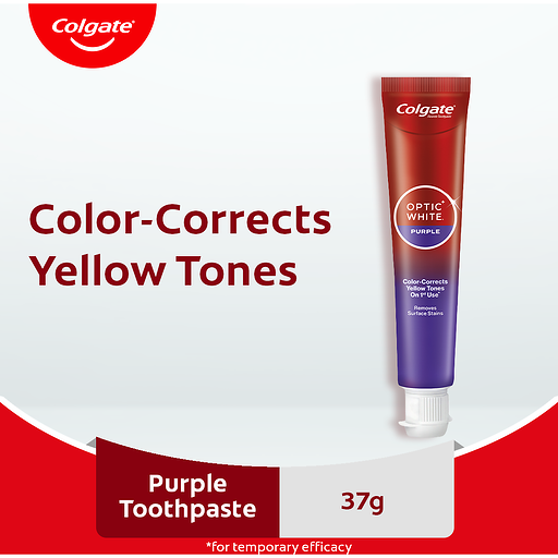 Colgate Toothpaste Optic White Purple | 37g | Oral Care | Walter Mart