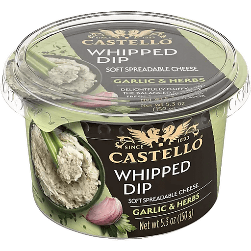 Castello Dip, Whipped, Garlic & Herbs 5.3 oz