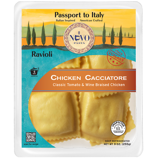 Nuovo Pasta Ravioli, Chicken Cacciatore 9 oz