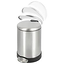 Chrome 5 Liter Trash Can