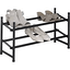 Matte Blk 2 Tier Exp Show Rack