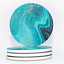 Thirstystone Coaster 4 Pc Set Teal