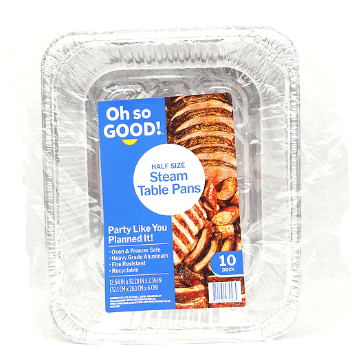 Oh so GOOD! Half size Aluminum Steam Pans