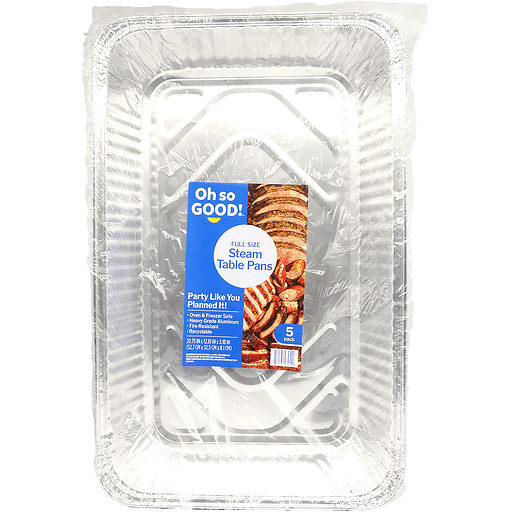 Oh so GOOD! Aluminum Steam Pans Full Size