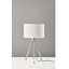 Table Lamp 24 In Brushed Steel