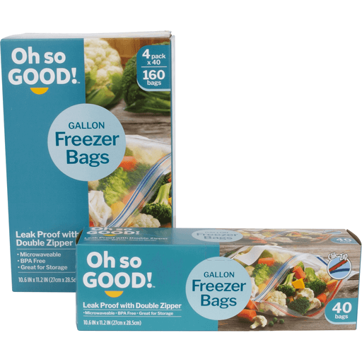 Oh So Good! Dbl Seal Gal Frzer Bag 160 Ct