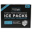 Titan 10 Pc Ice Pack Set