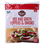 Wf Grn & Red Peppers & Onion