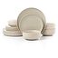 Bryant Park 12 Pc Dinnerware Cream