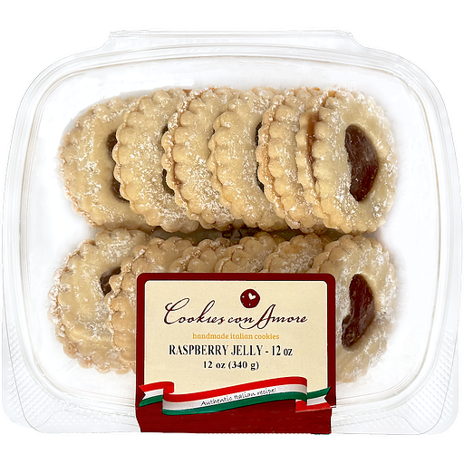 Raspberry Jelly Cookies