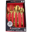 Gold 20 Pc Flatware Set