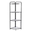 Assemble Blk 4 Tier Crnr Shlf Unt