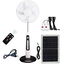 18" Rechargable Solar Fan W/Remote