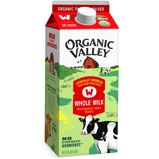 Organic Valley Whole Milk - Ultra Pasturized