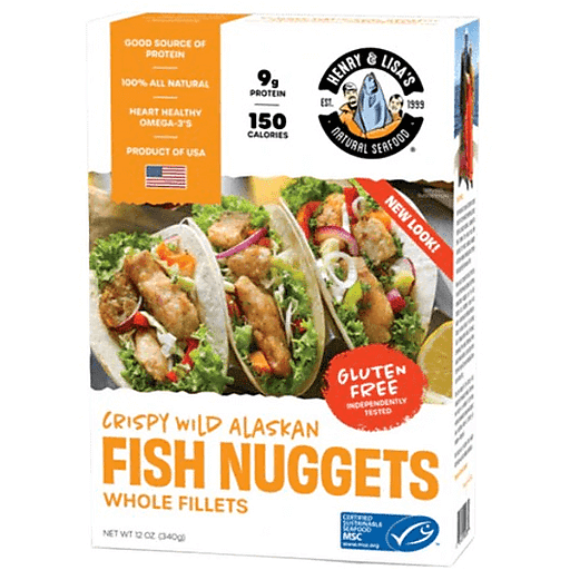 Henry & Lisas Gluten Free Wild Alaska Fish Nuggets