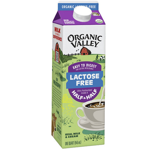 Organic Valley Lactose Free Half & Half