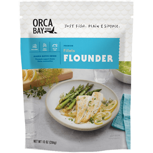 Orca Bay Foods Flounder, Fillets, Premium 10 oz