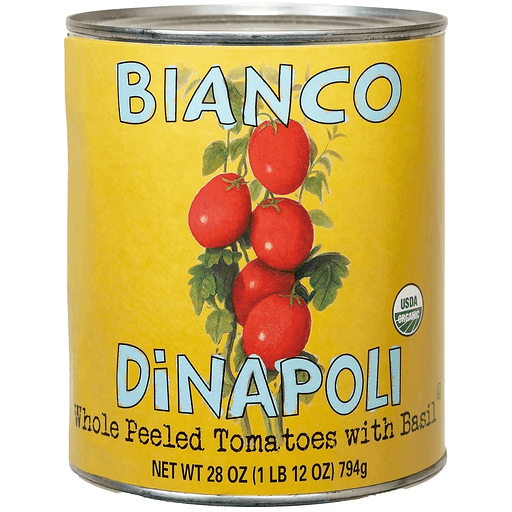 Bianco Dinapoli Whole Peeled Tomatoes, Organic 28 oz