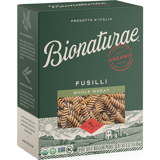 Bionature Organic Whole Wheat Fusilli