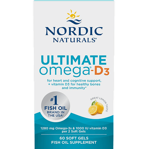 Nordic Naturals Ultimate Omega-D3 - Lemon