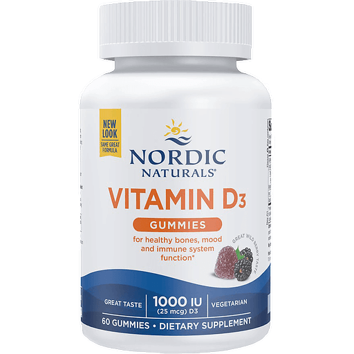 Nordic Naturals Vitamin D3 Gummies-Wild Berry